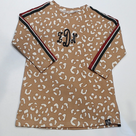 BLOOPER KIDS: Monogrammed Kids Striped Sleeve Dress