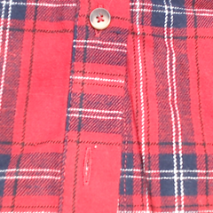 BLOOPER KIDS: Monogrammed Kids Plaid Layering Tunic