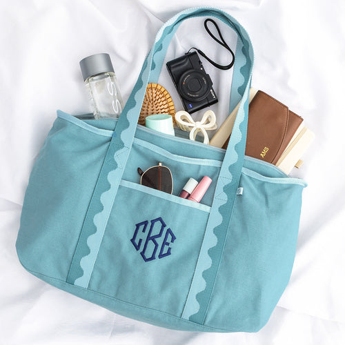mist anywhere tote bag flatlay