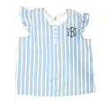 BLOOPER CLOTHING: Monogrammed Ruffle Top
