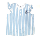 BLOOPER CLOTHING: Monogrammed Ruffle Top