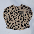 BLOOPER KIDS: Monogrammed Kids Long Sleeve Shirt