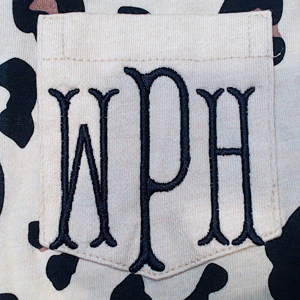 BLOOPER KIDS: Monogrammed Kids Long Sleeve Shirt