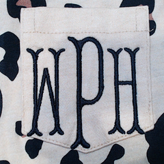 BLOOPER KIDS: Monogrammed Kids Long Sleeve Shirt