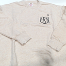 BLOOPER CLOTHING: Monogrammed Crewneck Sweatshirt