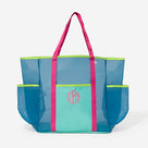 Monogrammed Mesh Tote | Aruba