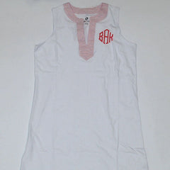 BLOOPER SWIM: Monogrammed Sleeveless Cover Up