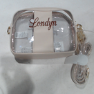 BLOOPER BAG: Monogrammed Clear Stadium Crossbody Bag