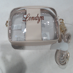 BLOOPER BAG: Monogrammed Clear Stadium Crossbody Bag