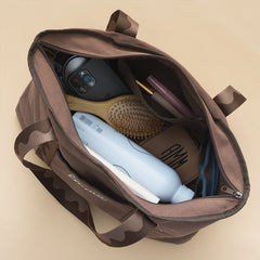 mocha anywhere tote open inside shot
