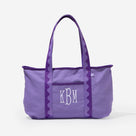 Monogrammed Anywhere Tote Bag | Purple
