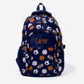 monogrammed backpack in sports ball 