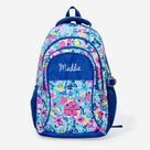 Monogrammed Backpack | Watercolor Whimsy