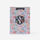 Monogrammed Clipboard | Coral Floral