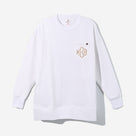 Monogrammed Crewneck Sweatshirt | White