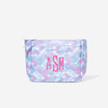 Monogrammed essentials pouch in mermaid magic