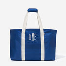 Monogrammed Extra Large Tote Bag | Blue