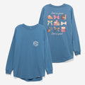 Monogrammed Fall T-Shirt in Slate