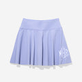 Monogrammed girls twirl skort in lavender