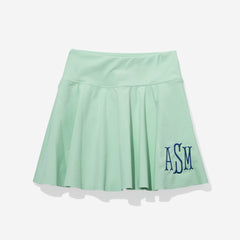 monogrammed girls twirl skort in mint