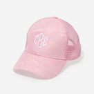 Monogrammed Kids Trucker Hat | Pink Camo