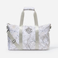 monogrammed kids weekend bag in birch camo