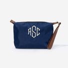 Monogrammed Lightweight Wristlet | Navy