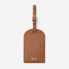 Monogrammed Luggage Tag | Brown