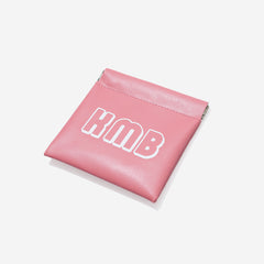monogrammed mahjong dice bag in pink