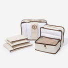 Monogrammed Packing Bag Set | Ivory