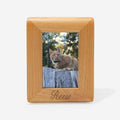 portrait personalized pet photo frame