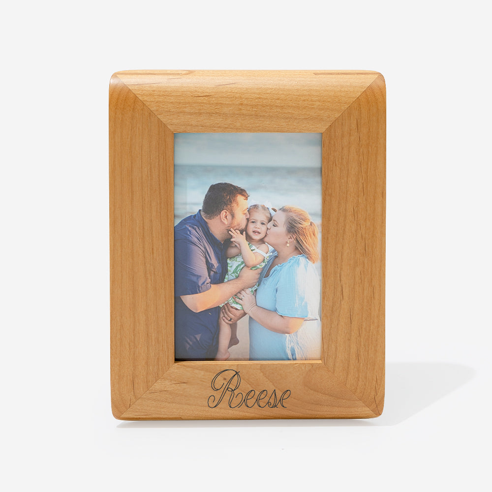 personalized photo frame in portrait