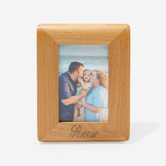 personalized photo frame in portrait
