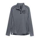 Monogrammed Quarter Zip Pullover | Grey