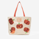 Monogrammed Sequin Tote Bag | Pumpkin