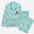 Monogrammed Softspun Pajama Set | Merry Mint