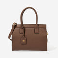 Monogrammed Sophie Handbag in Brown
