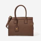 Monogrammed Sophie Handbag | Brown