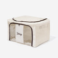 monogrammed storage bag in ivory