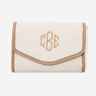 Monogrammed Travel Jewelry Organizer | Ivory