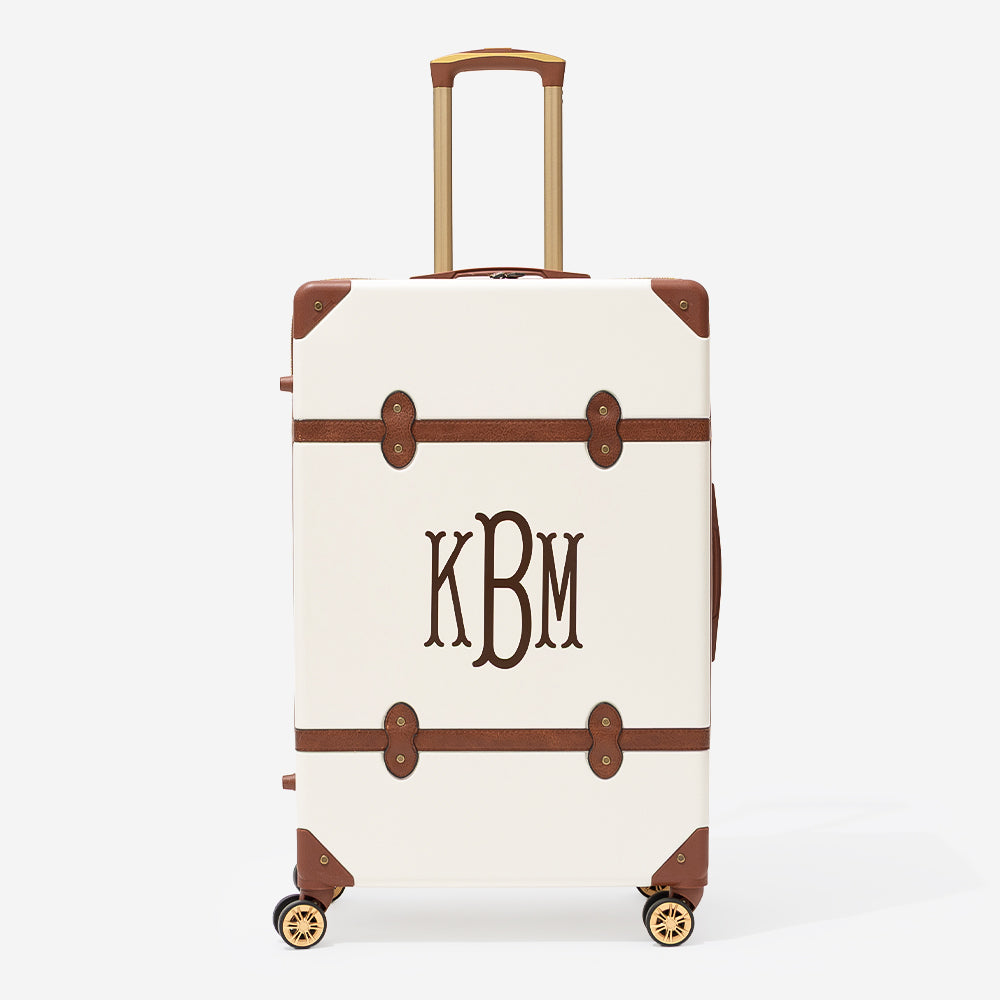 monogrammed vintage suitcase updated FA26