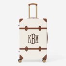Monogrammed Vintage Suitcase | Ivory