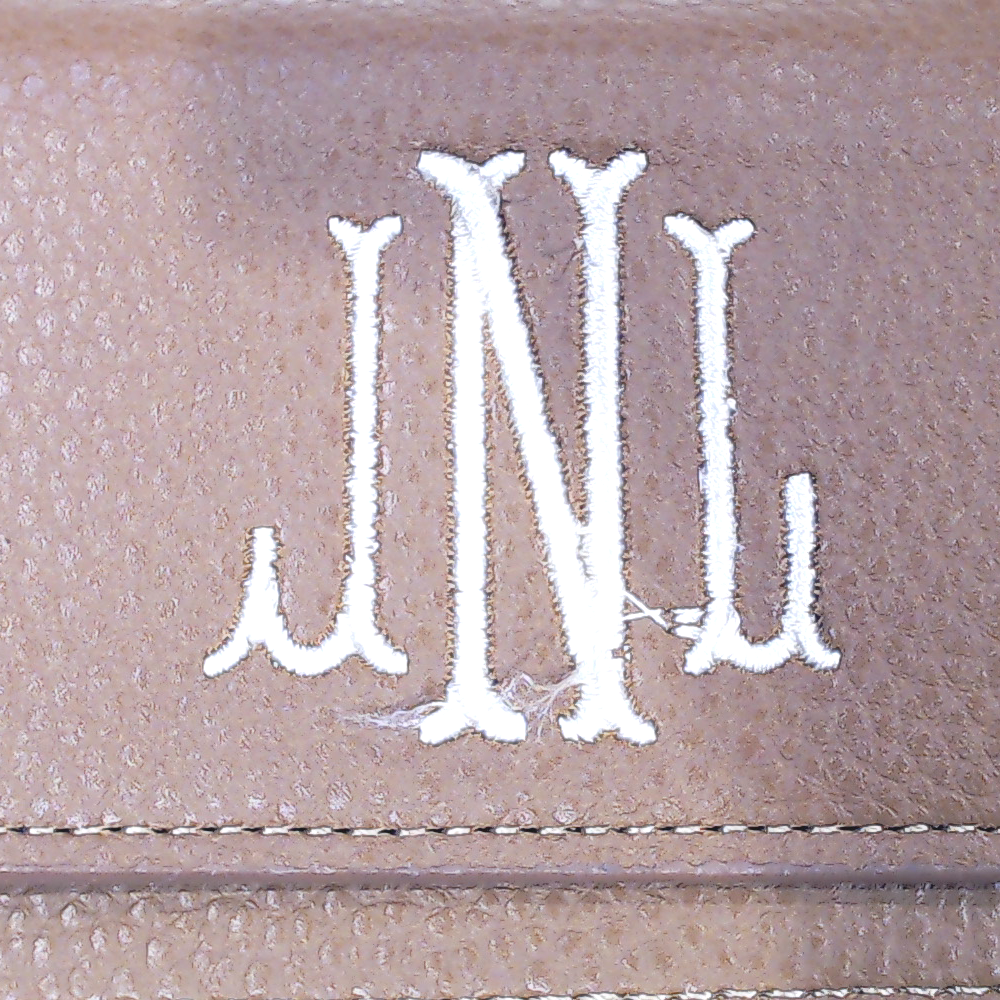 BLOOPER BAG: Monogrammed Phone Wallet Wristlet