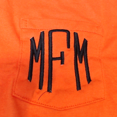 BLOOPER CLOTHING: Monogrammed Long Sleeve Shirt