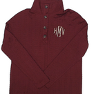 BLOOPER CLOTHING: Monogrammed Cable Knit Pullover