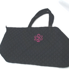 BLOOPER BAG: Monogrammed Diamond Quilted Weekender