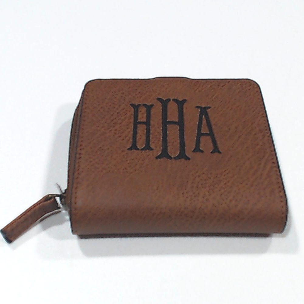 BLOOPER BAG: Monogrammed Square Wallet
