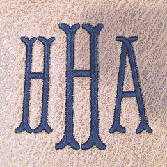 BLOOPER BAG: Monogrammed Square Wallet