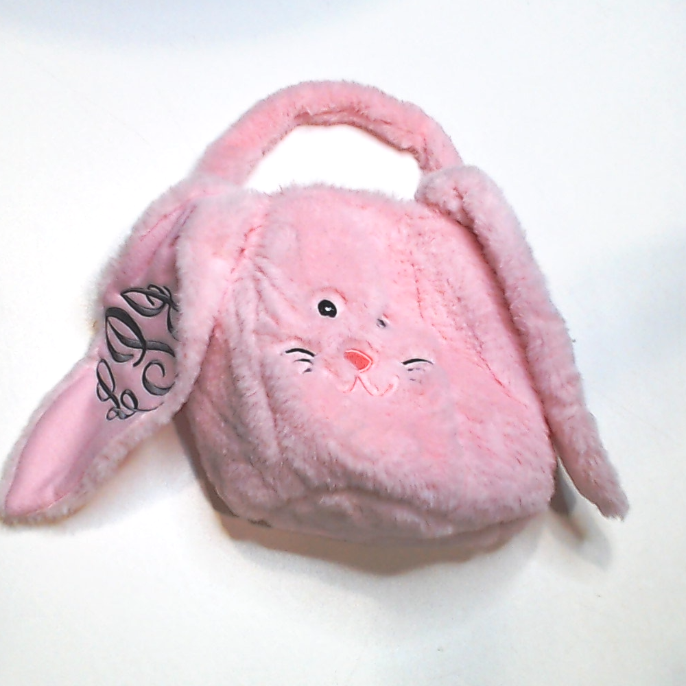 BLOOPER KIDS: Monogrammed Bunny Easter Basket