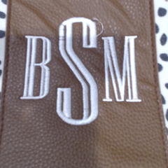 BLOOPER BAG: Monogrammed Leopard Tote Bag